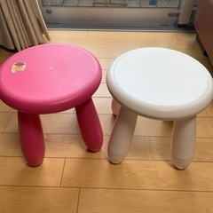 IKEA キッズスツール　２脚セット