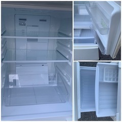 🔰配送無料🚛当日配送‼️シャープ　137L つけかえどっちもドア🎖 ノンフロン⚪️ 洗濯機　も出品　✨大阪　兵庫　京都　奈良の画像