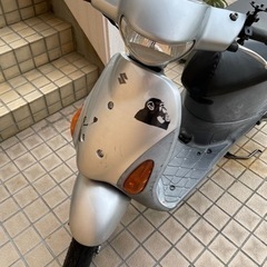 【現状品】原付　スクーター　シート破れ無　lets4 スズキ　メ...