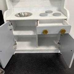 ままごとキッチン　木製　木のおもちゃ　おままごとの画像