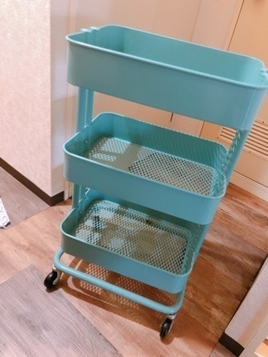 IKEA イケア　RÅSKOG  ロースコグ　ターコイズ