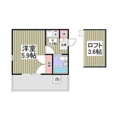 【賃貸】叶（１K）★フリーレント１ヶ月★『鶴ヶ島市脚折町』⭐︎来店不要でご入居可能！大変おすすめなお部屋です★★敷金・礼金０円！仲介手数料無料！！！！初期安！【uiyf2】 - 前橋市