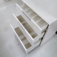 ニトリ レンジボード コンセント付き 幅100×奥行42×高さ200 エナメル調