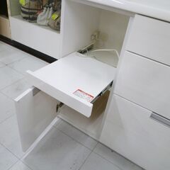 ニトリ レンジボード コンセント付き 幅100×奥行42×高さ200 エナメル調