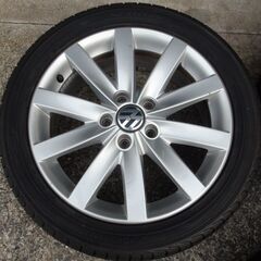 VW ゴルフ6　純正ホイール+タイヤ　4本　の画像