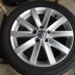 VW ゴルフ6　純正ホイール+タイヤ　4本　の画像