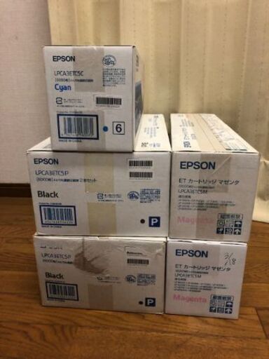 エプソン用トナー　LPCA3ETC5　純正未開封、EPSONリサイクルトナー未開封