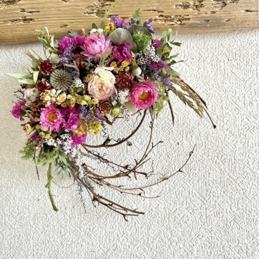 花々のリースpt