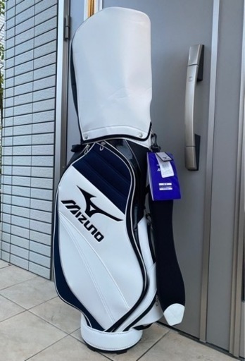 ゴルフ　タグ付き未使用品☆ミズノ キャディバッグ フード付き
