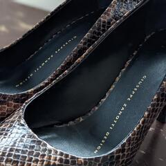 GIUSEPPE パンプス  ハラコ ハイヒール ポインテッドトゥ ピンヒールの画像