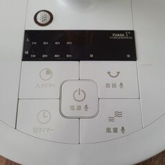 【リサイクルショップどりーむ天保山店】●1937●　夏物家電入荷しました♪　ユアサ　扇風機　2017年製　９枚羽根　直径30㎝　YT-DV3418VFR(W)の画像