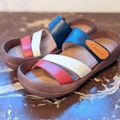 美品　RegettaCanoe 人間工学メンズビッグフットライトサンダルメンズの画像