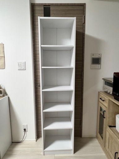 カラーボックス 本棚 ホワイト 44cm×180cm 棚板可動式