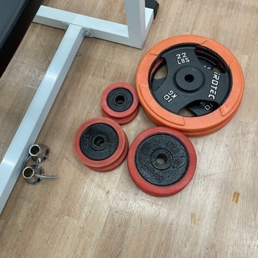 ホームジム ベンチプレス IROTEC(47.5kg) アイロンテック?自社配送時?代引き可?(現金、クレジット、スマホ決済対応)