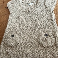 キムラタン　ビケットふわふわベスト　2枚の画像