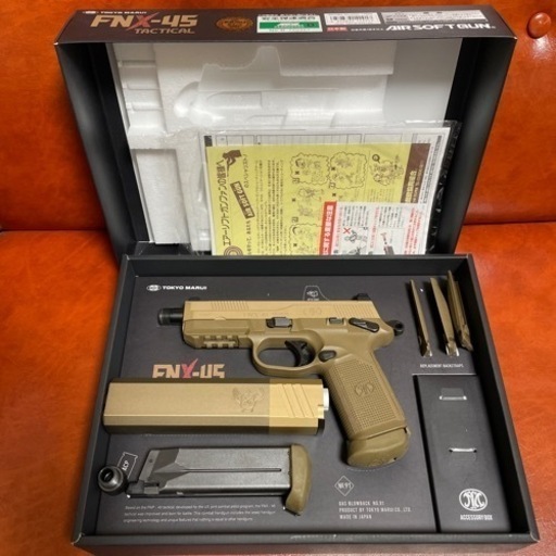 FNX-45 東京マルイ　ガスハンドガン 楽天市場】東京マルイ FNX-45 タクティカル FDE｜No.91（ガスブロー 