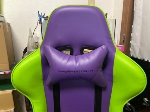 イトーキ エヴァンゲリオン ゲーミングチェア 可動肘付 初号機モデル EVA-01-ES