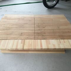 ８０ ランクル 特注フラットデッキ 木製