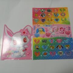 ジュエルペット　スタンプ・クリアファイル・下敷き【値下げ】の画像
