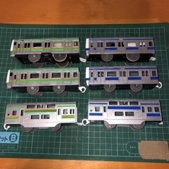 [売切れ]P22118 プラレール E233系東海道線&E531系常磐線ダブルデッカーセットの画像