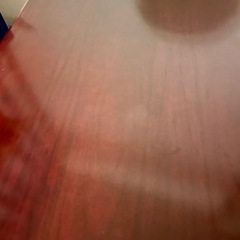 中古　カリモクのアンティーク調テーブルの画像