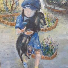 本物【定価7万5千円】油絵　絵画の画像