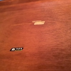 中古　カリモクのアンティーク調テーブルの画像
