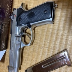 SⅡS M92F ステンレスシルバー ガスガン 固定スライドの画像