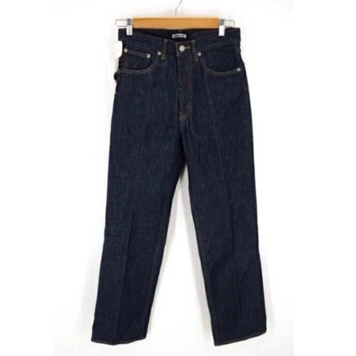 美品 オーラリー AURALEE 20SS デニム パンツ メンズ 28inch HARD TWIST DENIM 5P PANTS ジーンズ ジーパン 古着 正規品 ネオンサイン