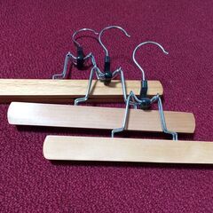 ズボン用ハンガー3本セット