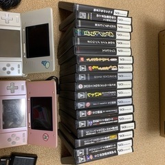 任天堂　DS 二台  ソフト18本付きの画像