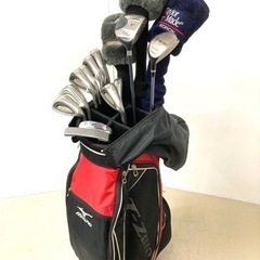 【SOLD OUT！】 maruman マルマン ゴルフクラブ 全16本セット＋ Mizuno キャディバッグ＋付属品多数