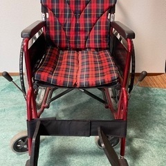 パンクあり　kawamura 車椅子の画像