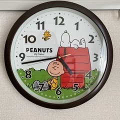 スヌーピー 掛け時計