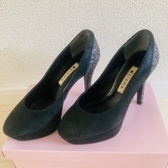 ダイアナ　黒　パンプス　美品