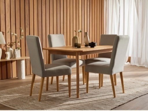 【4/28まで限定価格】コアラ　ダイニングテーブル/イスセット