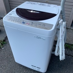 激安品　SHARP 全自動洗濯機　6キロ　風呂水ポンプ　2011年製