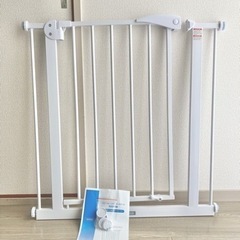 【KATOJI】ベビーゲート 75-85cm ホワイト