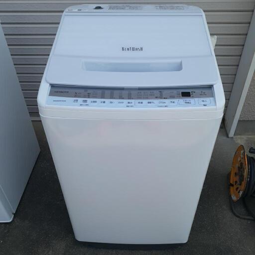 HITACHI　全自動洗濯機　ビートウォッシュ　2020年式　7kg　BW-V70F　非常に綺麗です