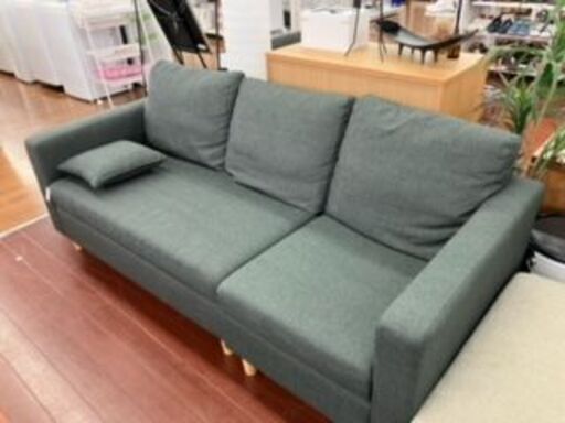 ３人掛けソファー オットマン付 【トレファク所沢】