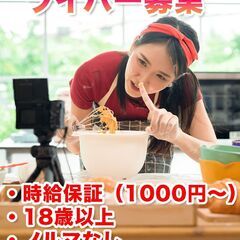 全国可 ライブ配信者募集します 月収18万円可能 ノルマ無し ミラー配信可能 先着順で募集 定員に達し次第打ち切りの画像