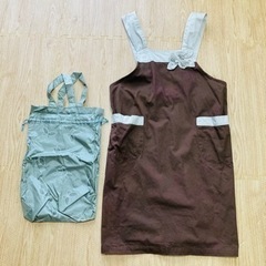 エプロンと巾着バッグ
