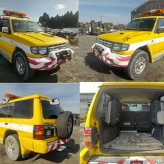 鹿児島発★三菱 パジェロ/4WD･MT/元公共応急作業車/KD-V46WG★の画像