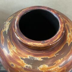 リサイクルショップどりーむ荒田店　179　壺　焼き物　陶器　取っ手付き　コレクション　アンティークの画像