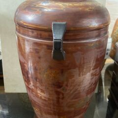 リサイクルショップどりーむ荒田店　179　壺　焼き物　陶器　取っ手付き　コレクション　アンティークの画像