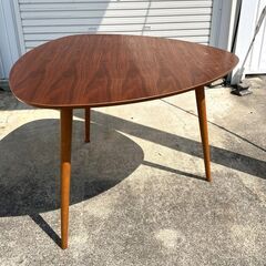 購入3万円！美品 お洒落テーブルデスク！木製 三角 天板 ダイニ...