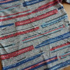 電車柄 長袖Tシャツ☆100cmの画像