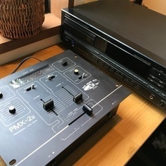 CDプレーヤー、DJミキサー セット