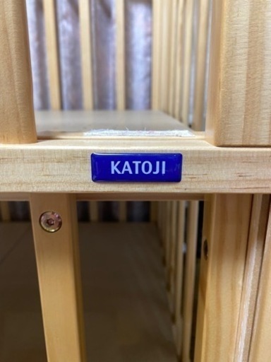 （取引者決定）《再値下げ》【KATOJI 】ベビーベッド②　レギュラーサイズ　ハイタイプ