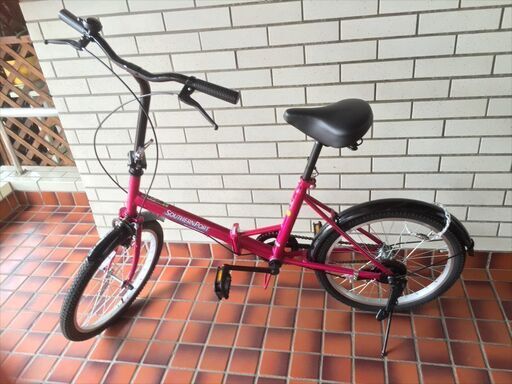 20型 折りたたみ自転車 ピンク【美品・USED】